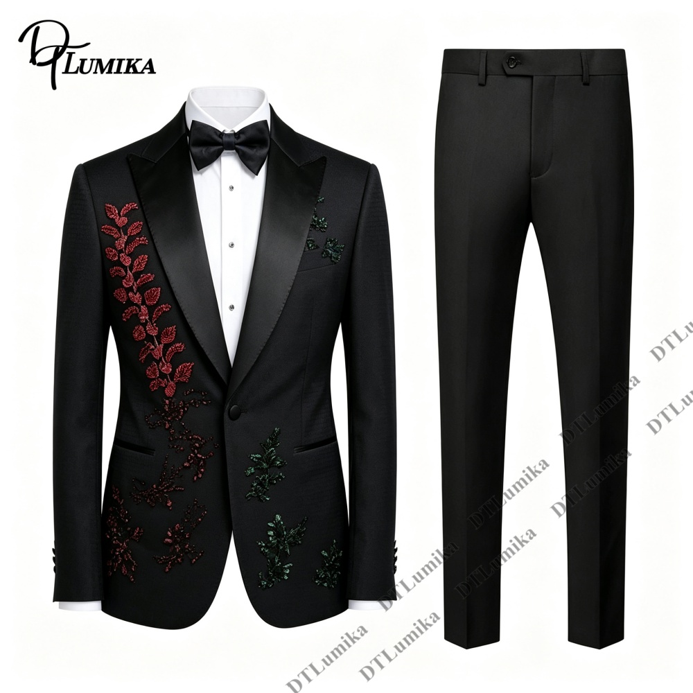 Men'S Formal Wear Attire - Costumes de Marié Sur Mesure pour
