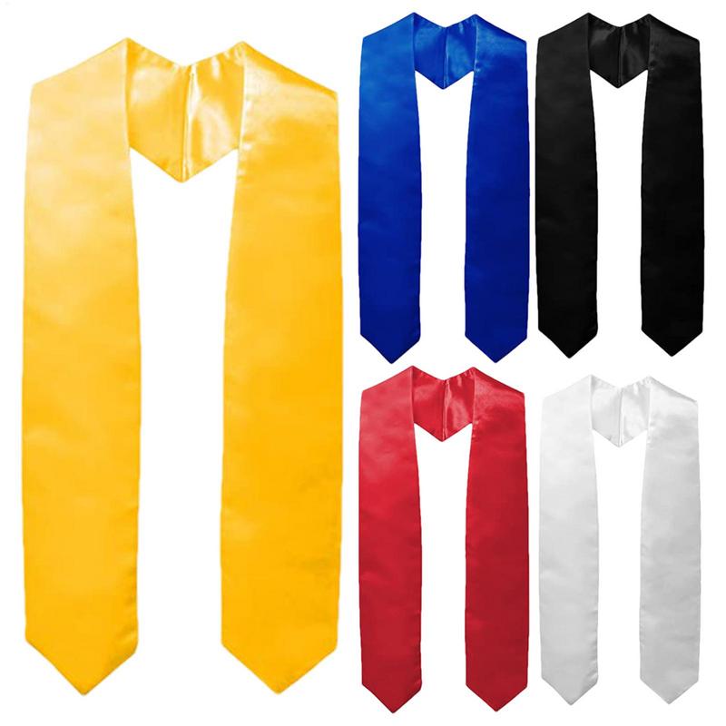 Men'S Formal Wear For Graduation - 1 pièces Graduation étole ceinture Satin