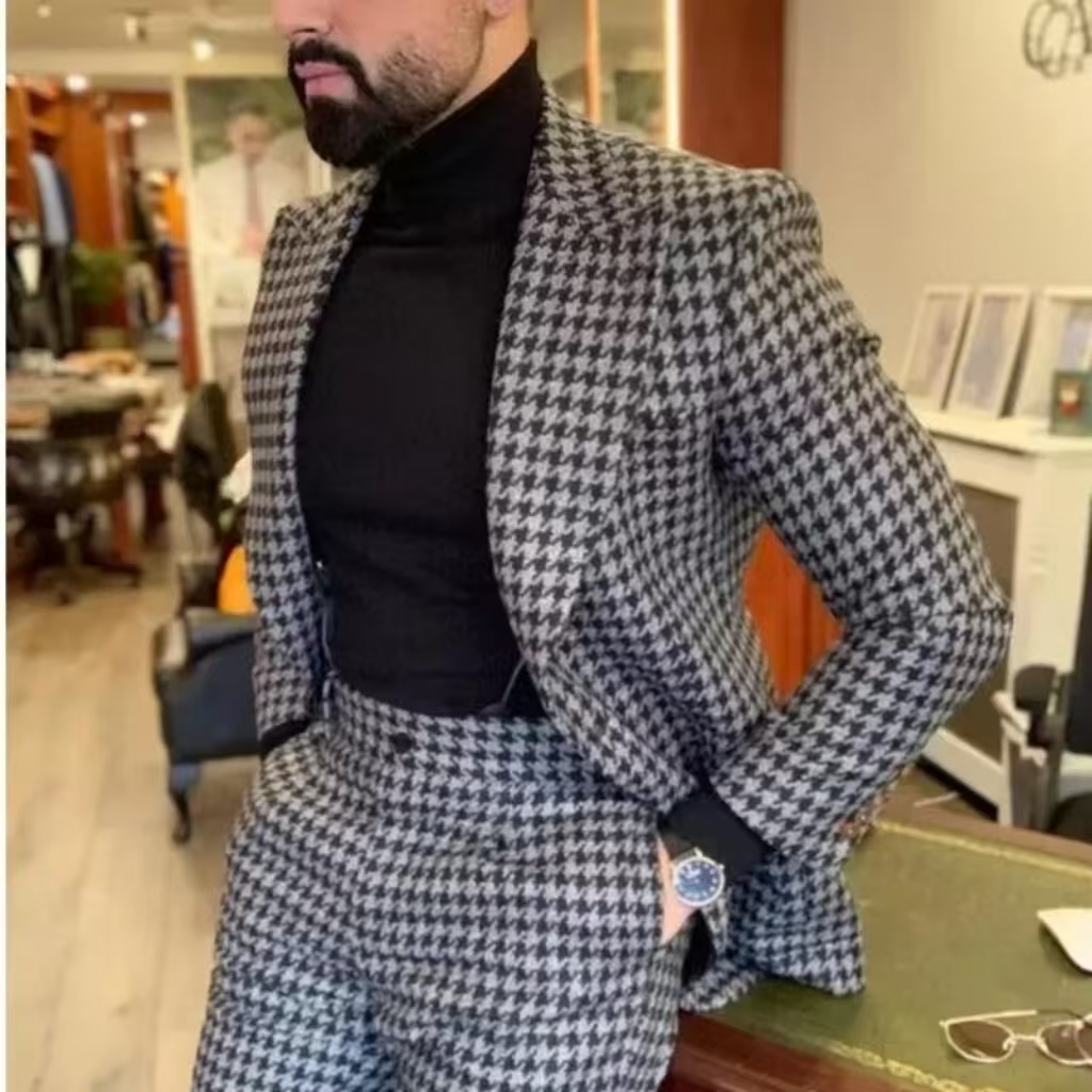 Costume pied-de-poule Vintage  - Men'S Formal Wear In Wedding avis et prix