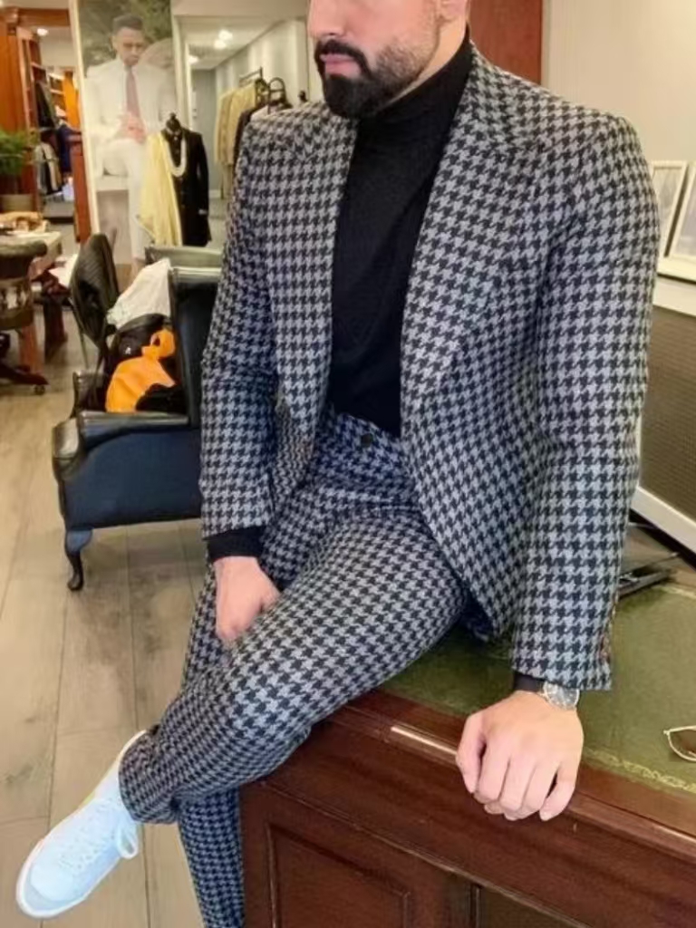 Costume pied-de-poule Vintage  - Men'S Formal Wear In Wedding avis et prix