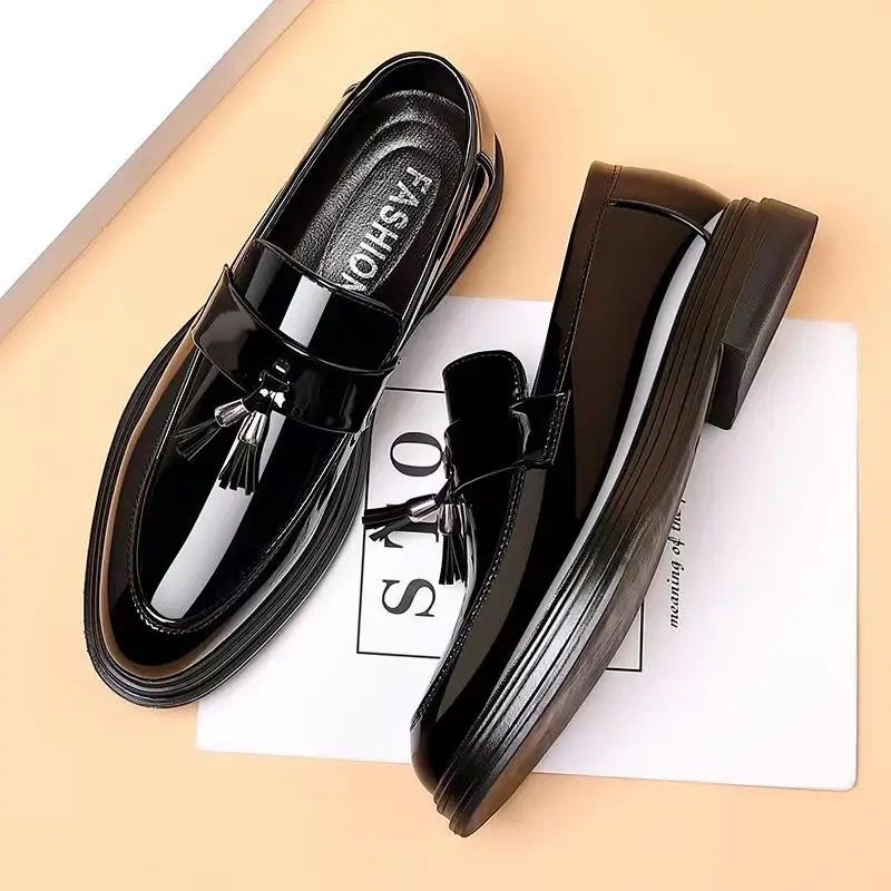 Chaussures en cuir verni noir  - Men'S Formal Wear Accessories avis et prix