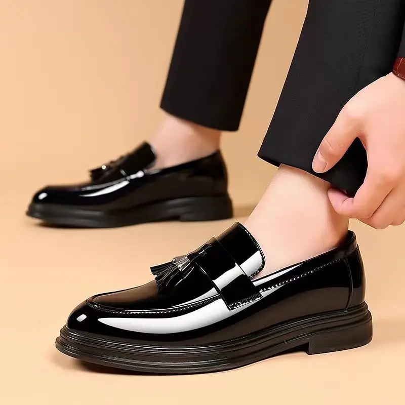 Chaussures en cuir verni noir  - Men'S Formal Wear Accessories avis et prix