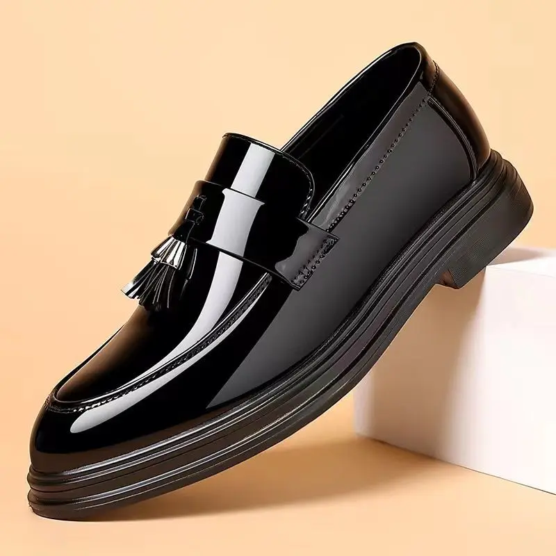 Chaussures en cuir verni noir  - Men'S Formal Wear Accessories avis et prix