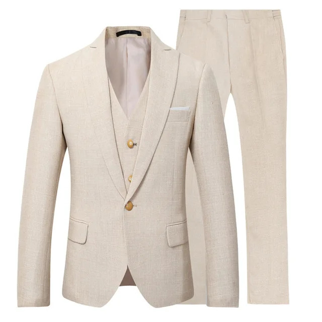 Robe de plage en lin beige ivo - Men Linen Formal Wear avis et prix