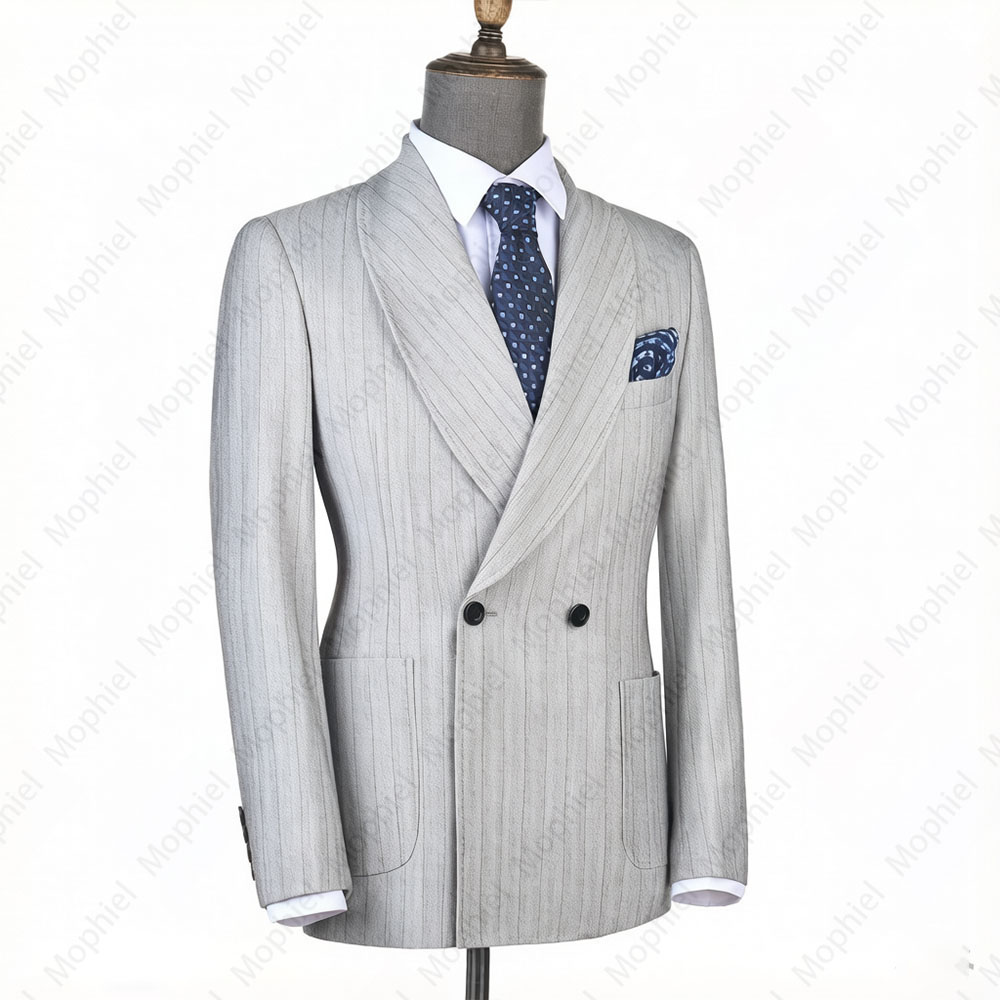 Costume homme gris clair Mophi - Men'S Formal Wear In Wedding avis et prix