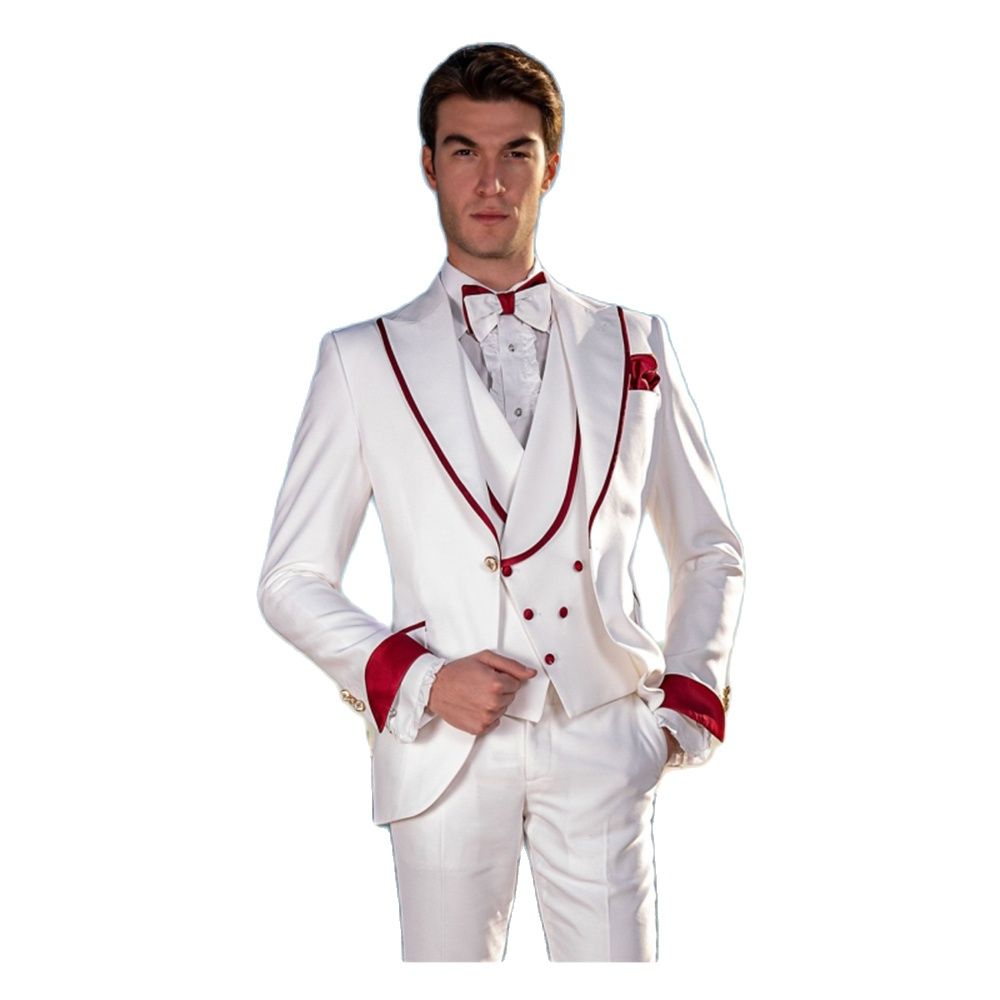 Costume Blanc sur Mesure pour  - Men Formal Party Wear Dress avis et prix