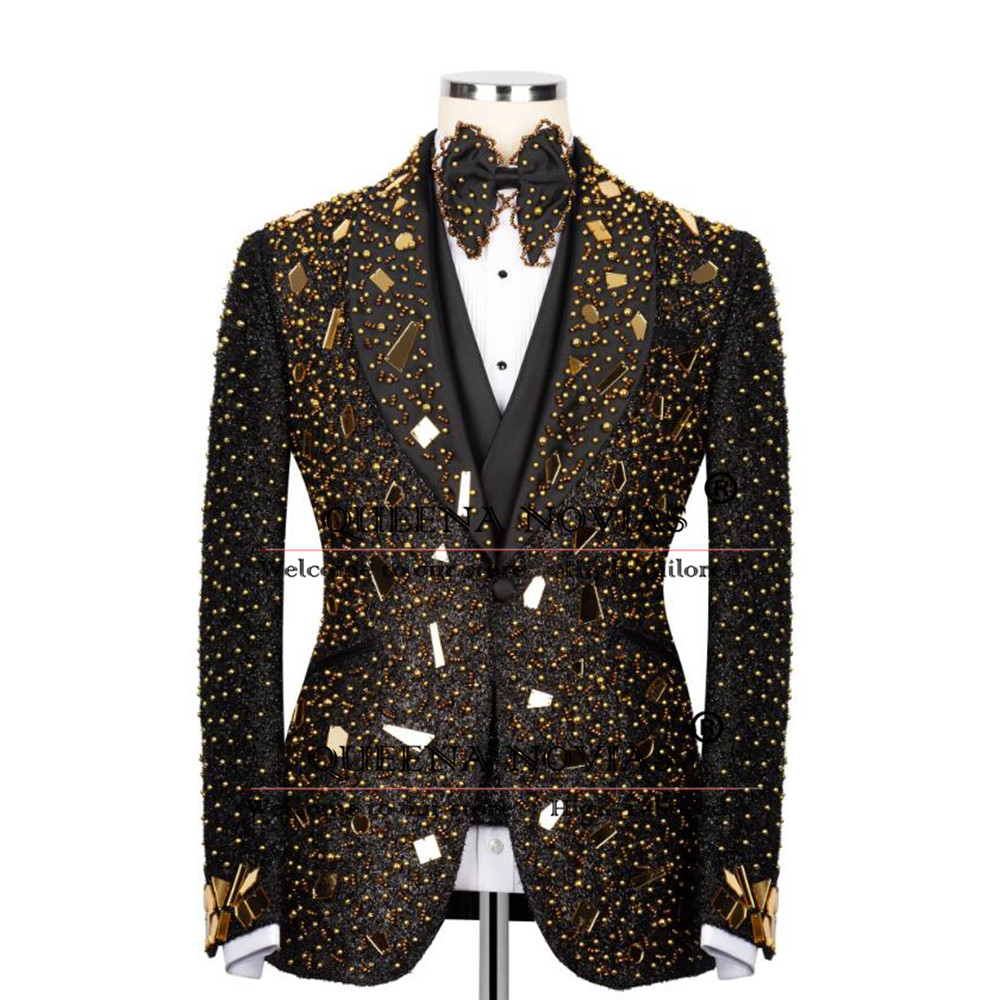 Costume de perles de cristaux  - Men'S Formal Wear For Reception avis et prix