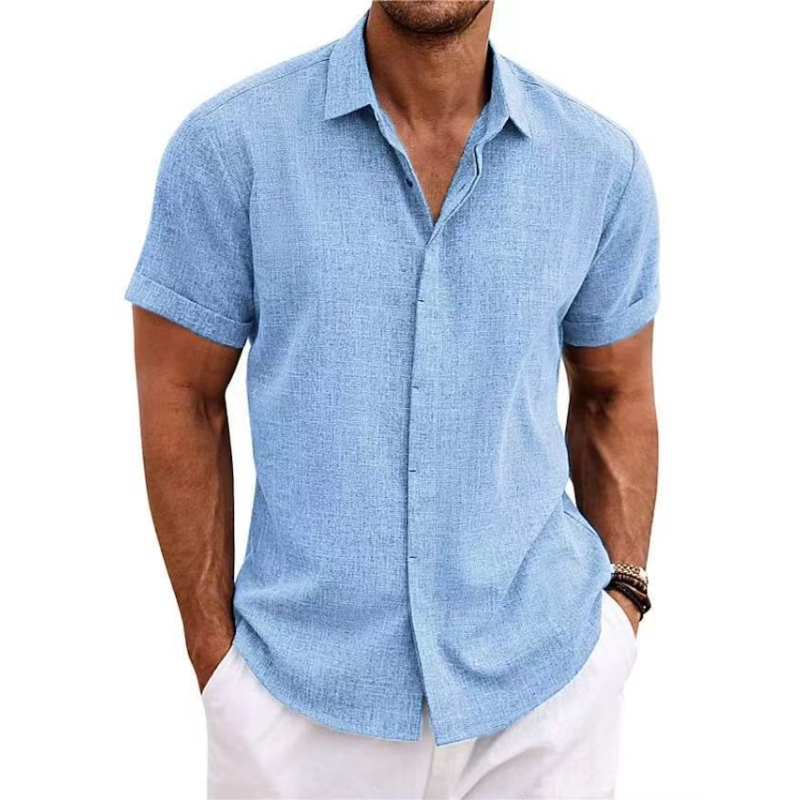 Mode homme décontracté couleur - Men Linen Formal Wear avis et prix