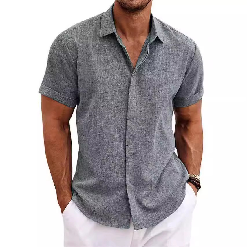 Mode homme décontracté couleur - Men Linen Formal Wear avis et prix