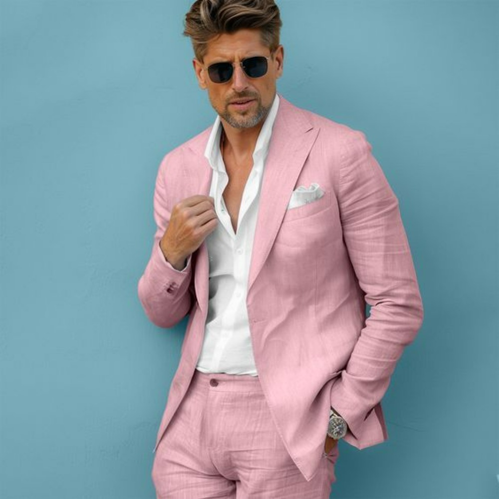 Costume de mariage en lin pour - Men Linen Formal Wear avis et prix