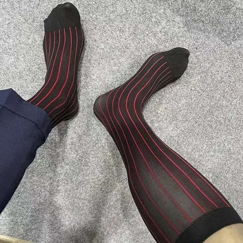 Chaussettes rayées pour hommes - Men'S Formal Wear Accessories avis et prix