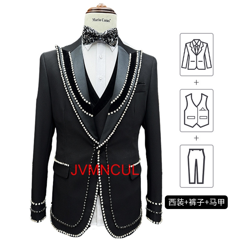 Costume 3 Pièces Homme Slim Fi - Men'S Formal Wear For Reception avis et prix