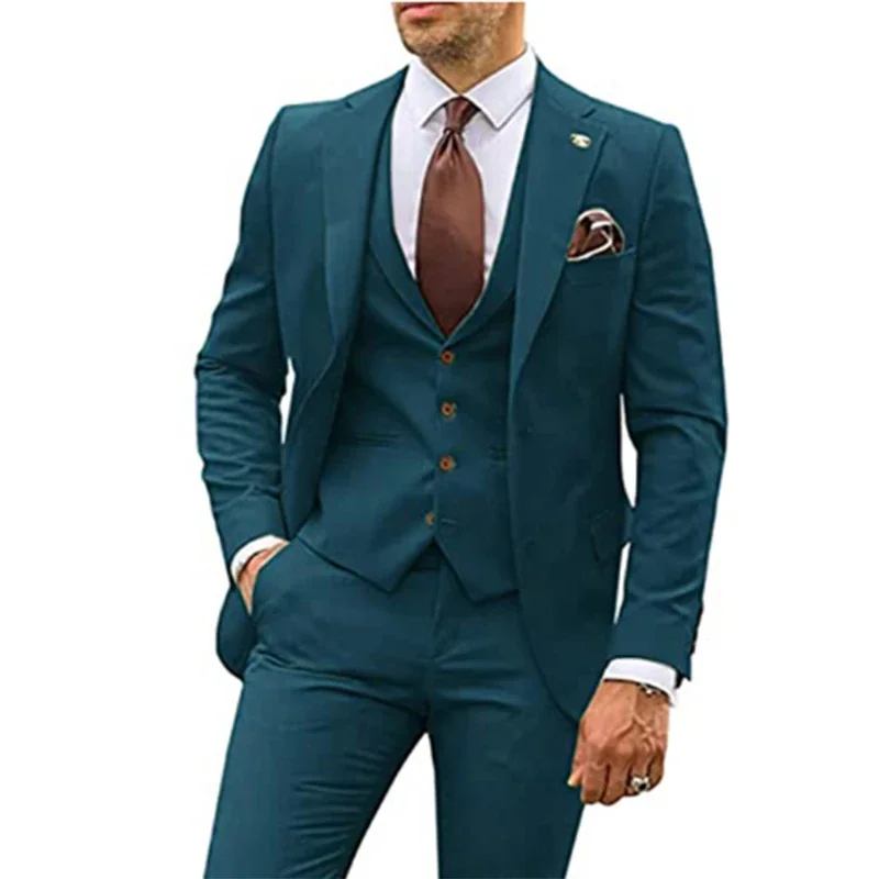 Costume 3 pièces ajusté pour h - Men Formal Party Wear Dress avis et prix