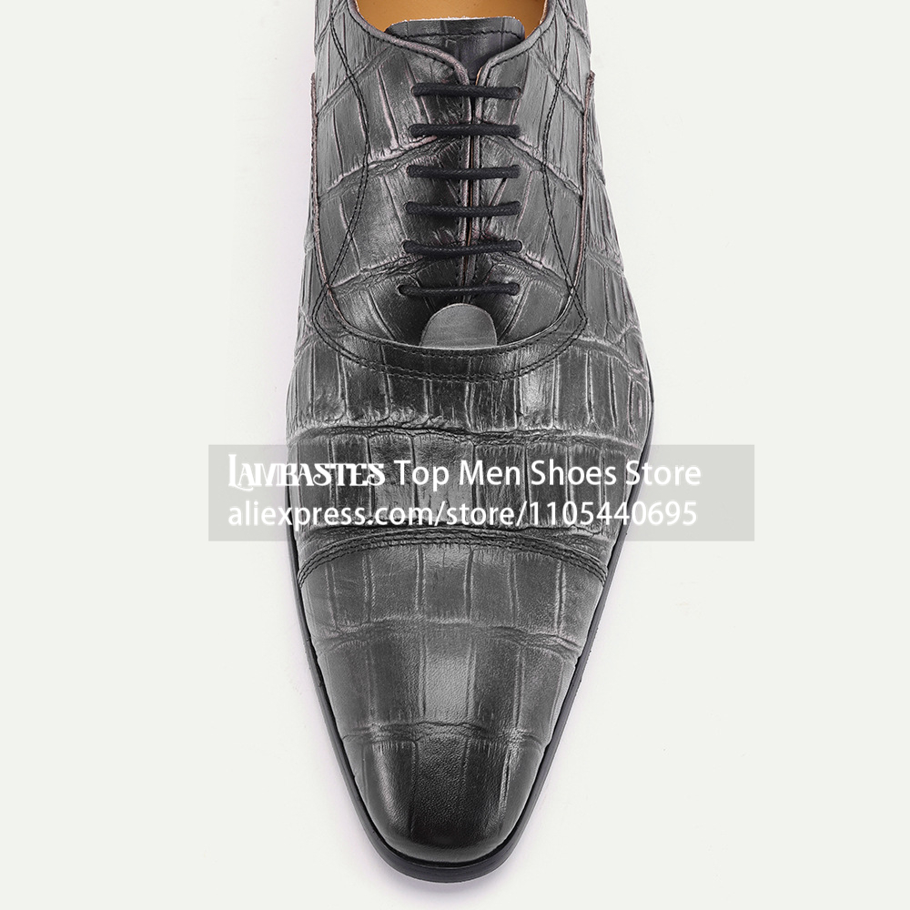Chaussures Oxford en cuir noir - Scale - Men Formals & Ethnic Wear avis et prix