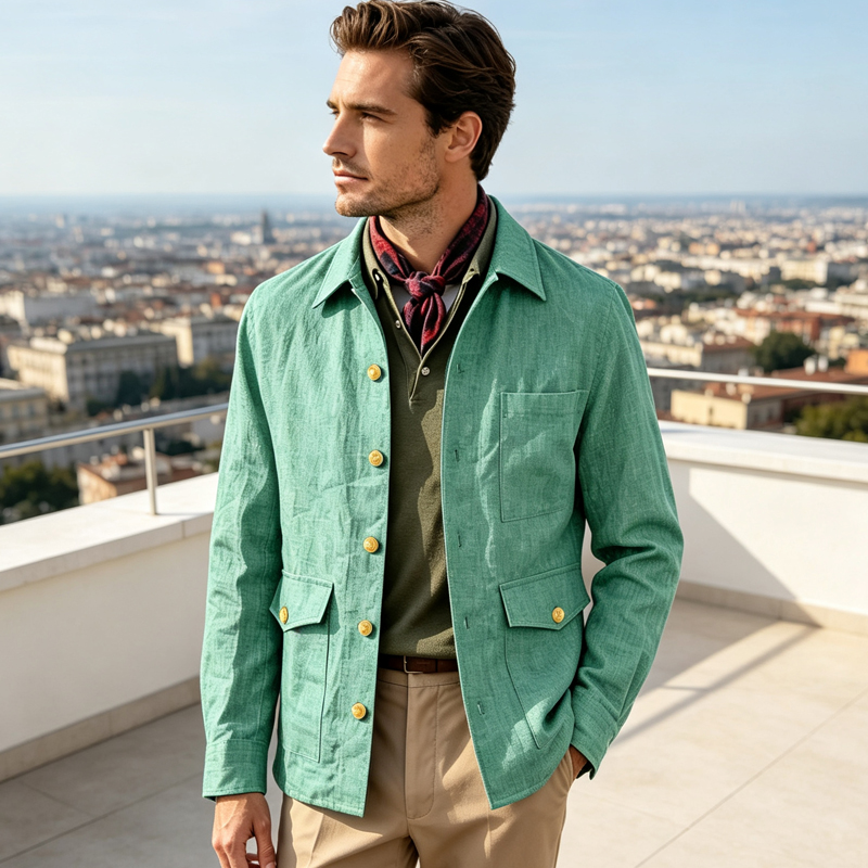Veste en lin vintage pour homm - Men Linen Formal Wear avis et prix
