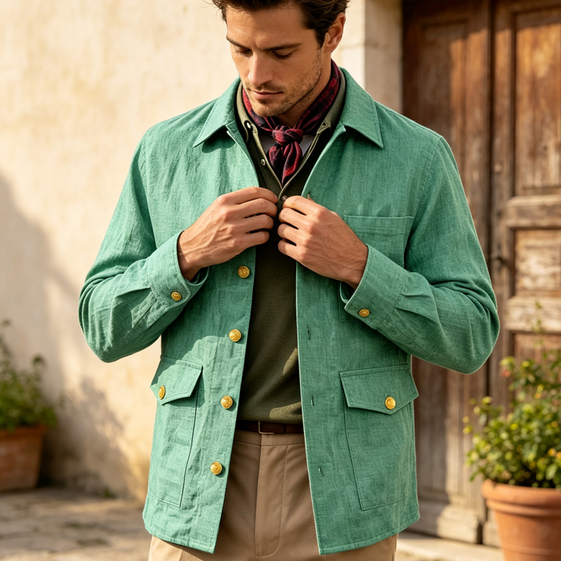 Veste en lin vintage pour homm - Men Linen Formal Wear avis et prix